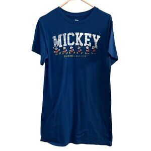 Women's Mickey Mouse Short Sleeve Long T-Shirt/ Nightgown.  Size Small